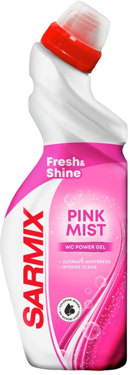 Чистящее средство для сантехники Sarmix Pink Mist 750 мл фото 1