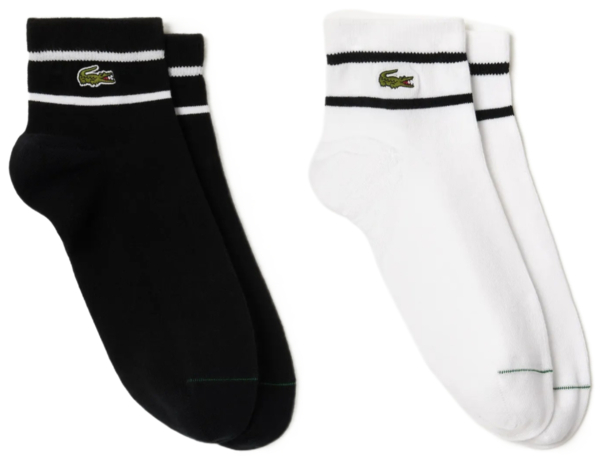 Набір шкарпеток Lacoste RA2932258 39-42 2 пари чорні/біліфото