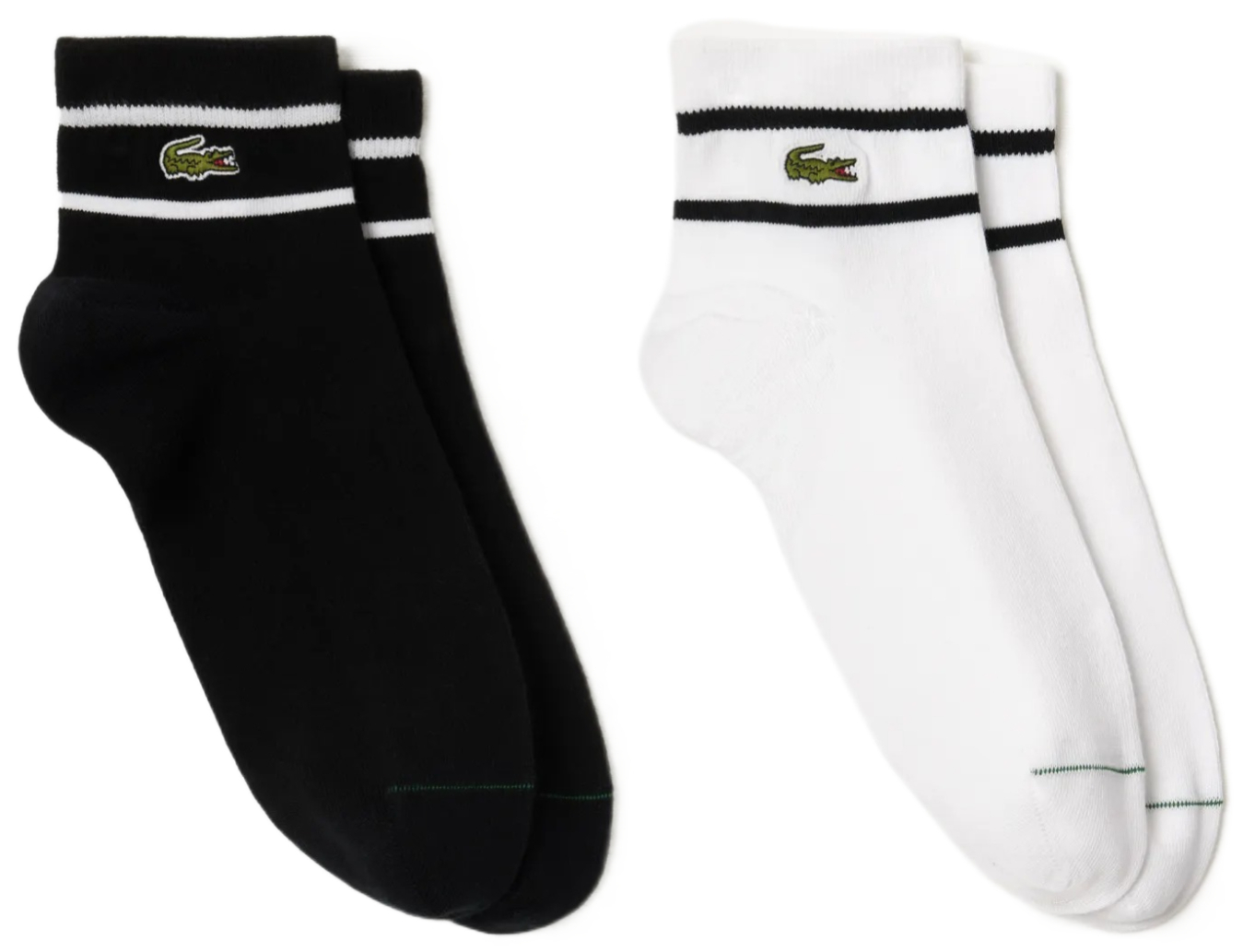Набір шкарпеток Lacoste RA2932258 35-38 2 пари чорні/білі