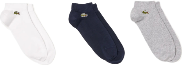 Набір шкарпеток Lacoste RA29175KC 35-38 3 пари сині/білі/сіріфото
