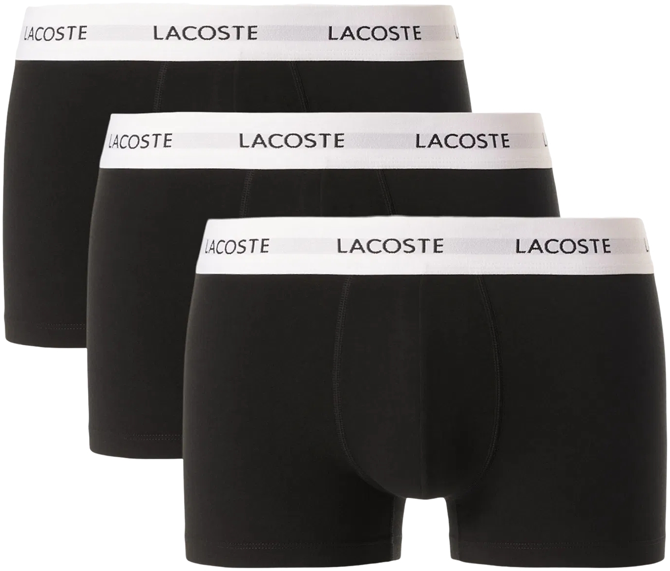 Трусы-боксеры мужские Lacoste 5H5150031 XL 3 шт черные фото 1