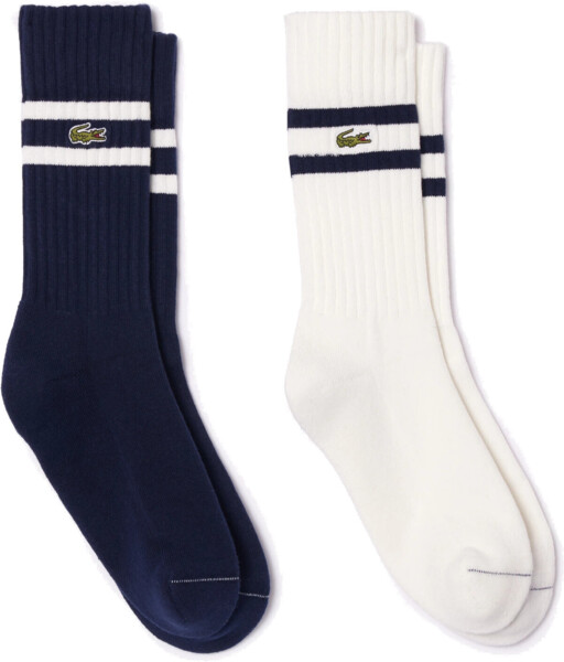 Набір шкарпеток Lacoste RA6842HHW 39-42 2 пари сині/біліфото