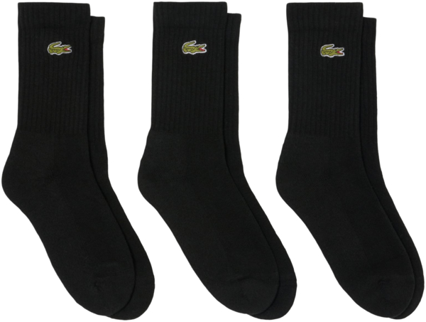 Набір шкарпеток Lacoste RA4182-8VM 3 пари чорніфото