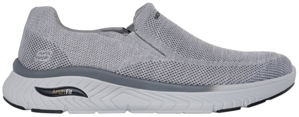 Слипоны мужские Skechers Arch Fit Crosser 205345 GRY 46 (12 US) серые фото 