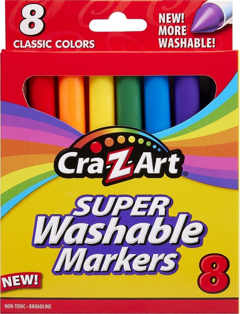 Маркери легкозмивні Cra-Z-Art Super Washable, 8штфото1