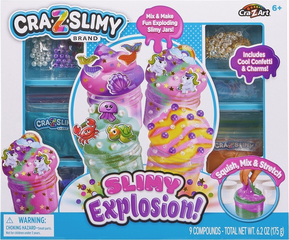 Слайм Cra-Z-Art Slimy Explosion, набор 24ед фото 1