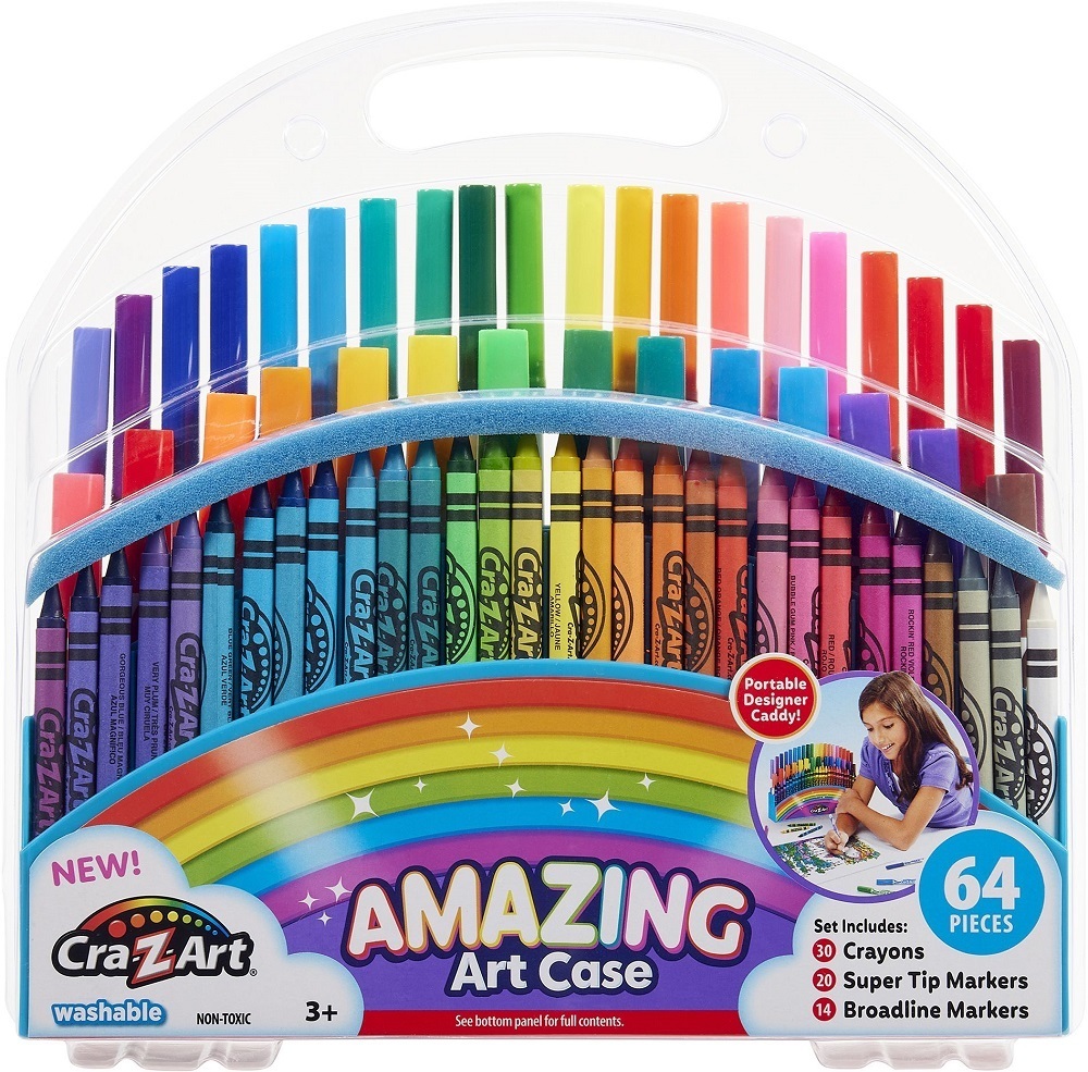 Набор для творчества Cra-Z-Art в кейсе, 64 предмета фото 1