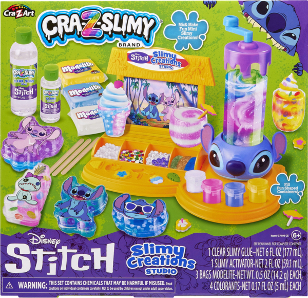 

Слайм Cra-Z-Art Stitch Slimy Creations Studio, набор 31ед