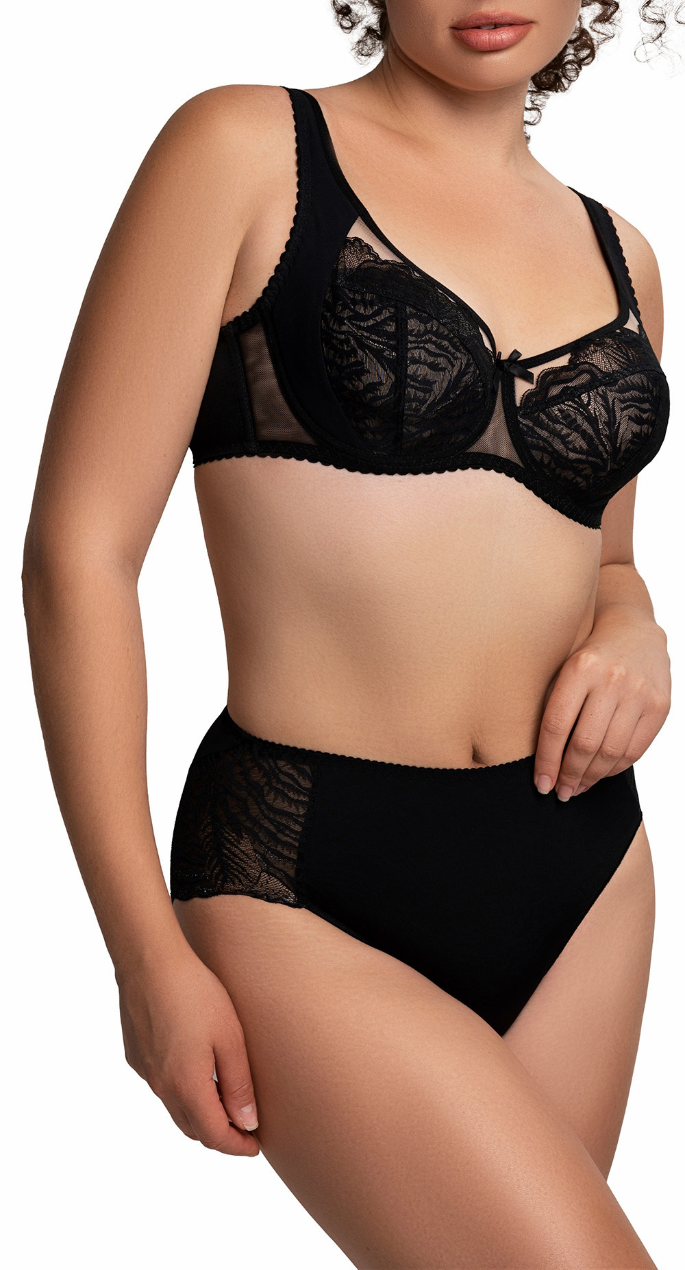 Бюстгалтер жіночий Glora Gl Full Cup 161523 80I чорнийфото1