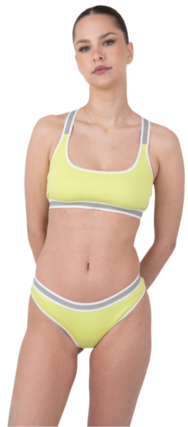 Топ-бюстье женский Elegante El Energy Lb 1255 L лаймовый фото 