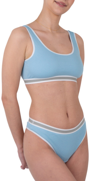 Топ-бюстье жіночий Elegante El Energy Lb 1257 S блакитнийфото