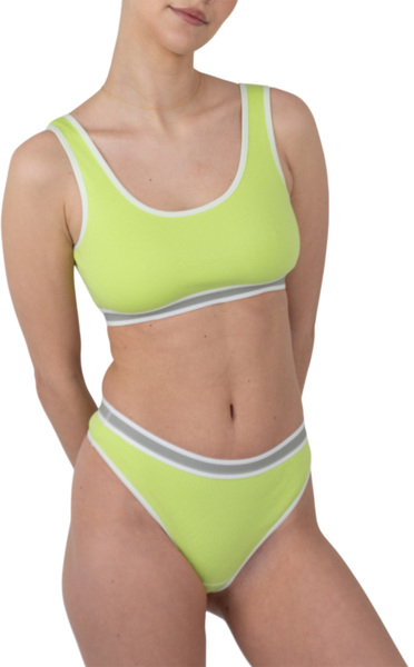 Топ-бюстье женский Elegante El Energy Lb 1257 L лаймовый фото 