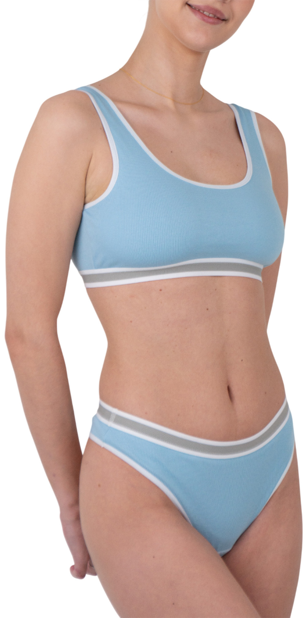 Топ-бюстье женский Elegante El Energy Lb 1257 L голубой фото 1