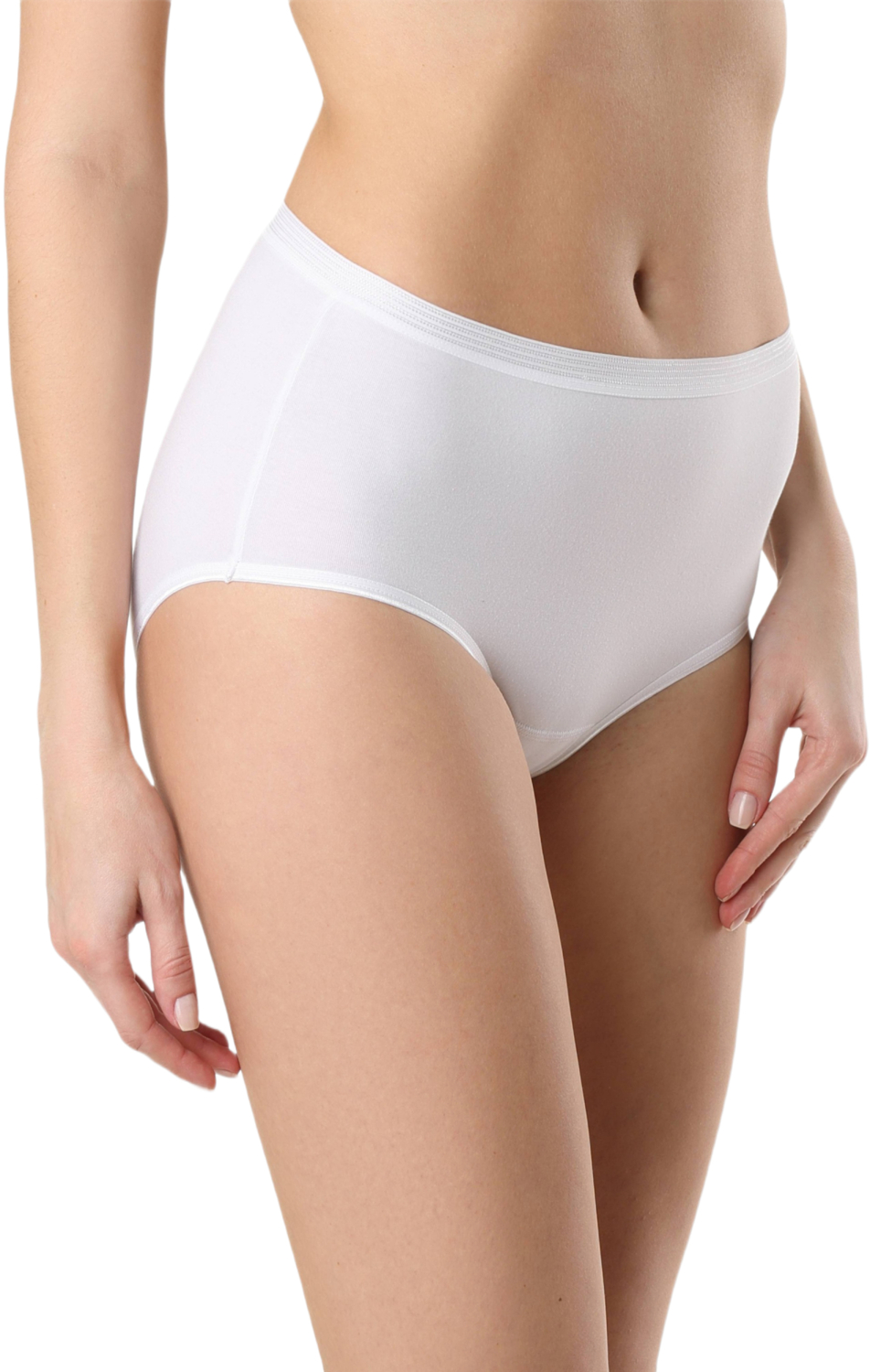 Трусы-слипы женские Elegante El 2016 Slip High L белые