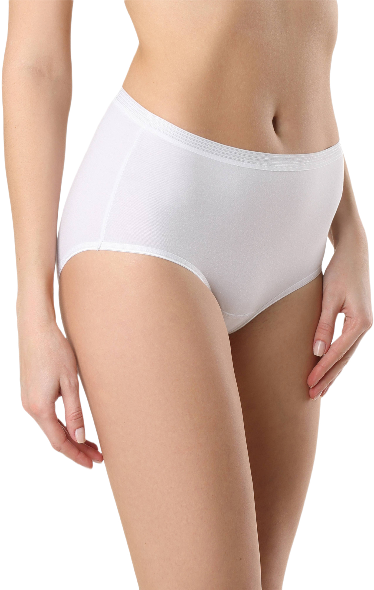 Трусы-слипы женские Elegante El 2016 Slip High L белые фото 1