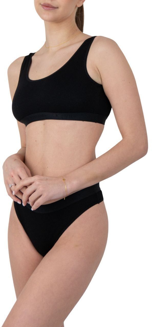 Трусы-слипы женские Elegante El Energy Lp 1259 M черные фото 1