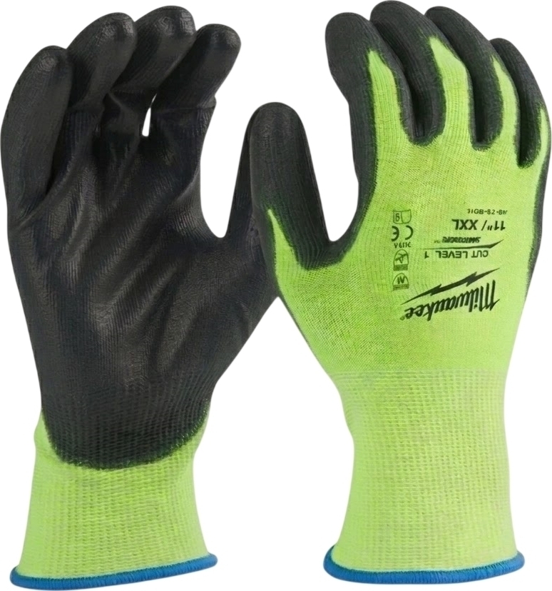 Перчатки рабочие Milwaukee, smartswipe, р.11, зелено-черный (4932479925) фото 1