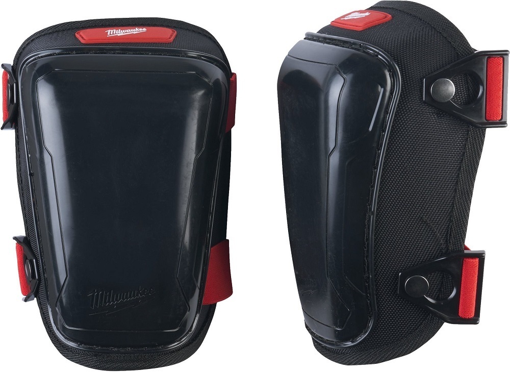 Наколенники защитные Milwaukee жесткие, пластиковая накладка, черный (4932478137) фото 1