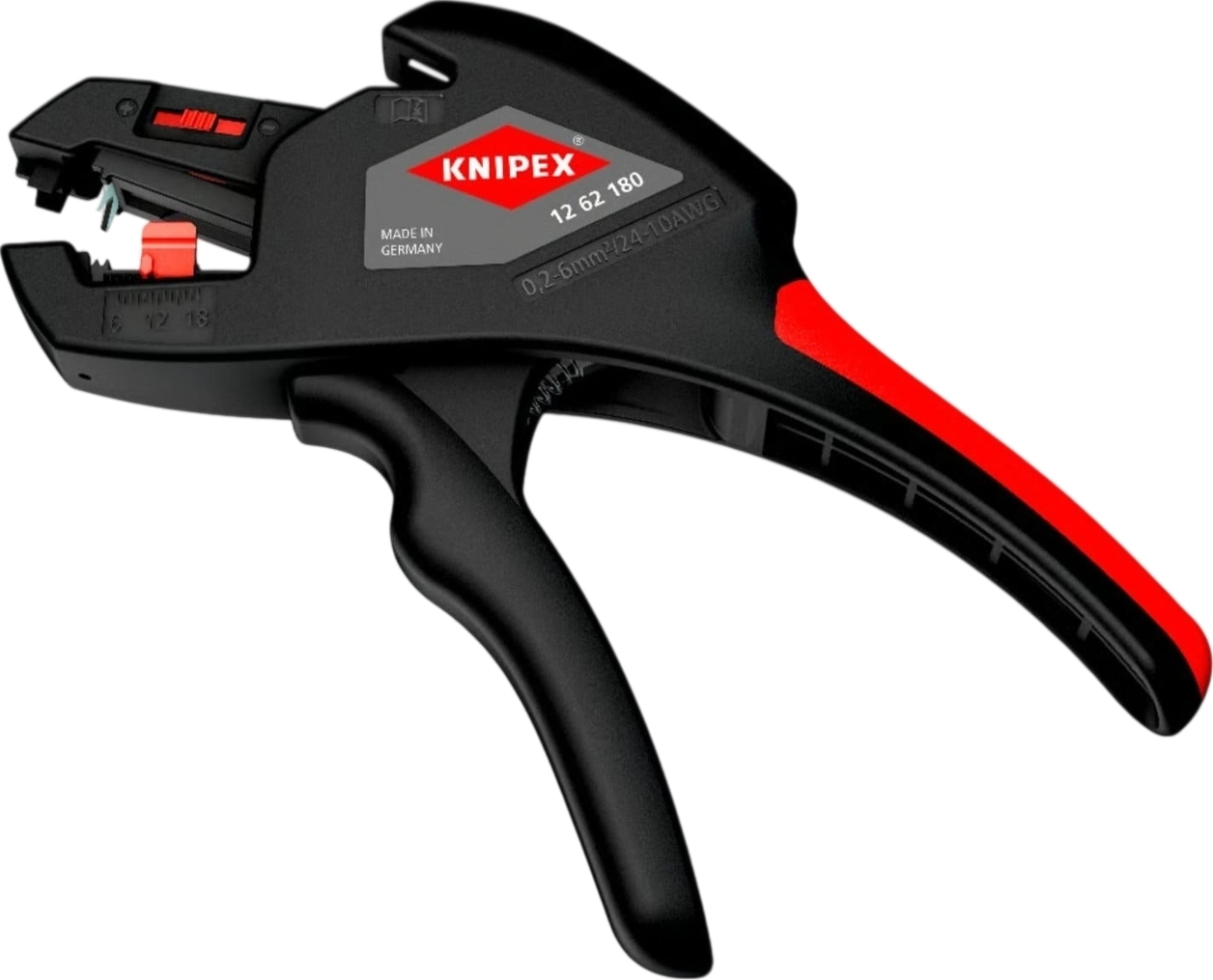 Съемник изоляции KNIPEX, автоматический, 180мм (12-62-180) фото 1