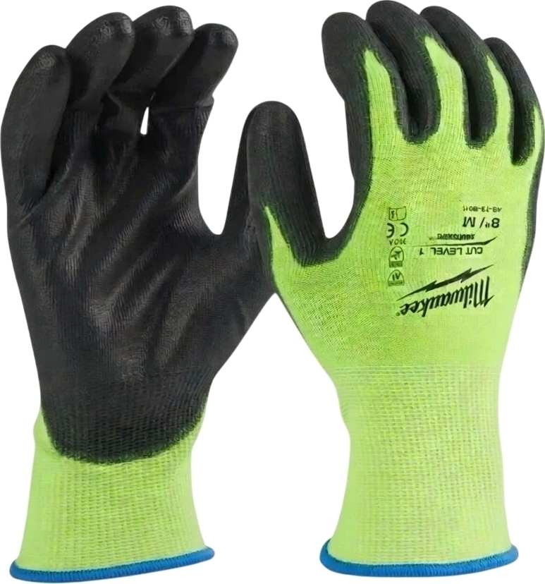 Перчатки рабочие Milwaukee, smartswipe, р.8, зелено-черный (4932479922) фото 1