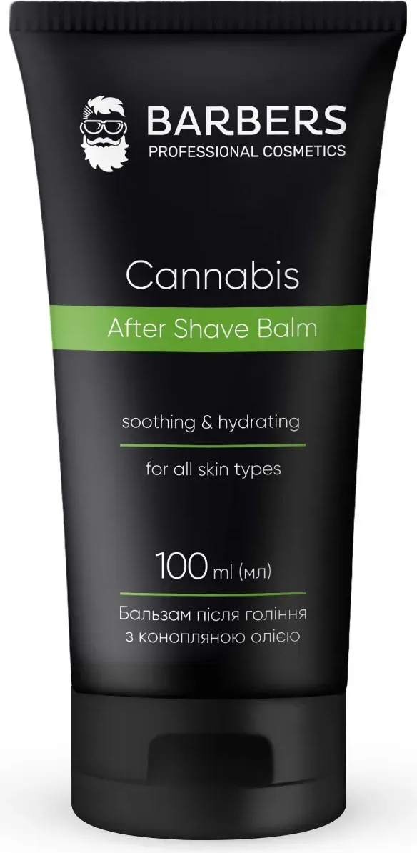 Бальзам после бритья с конопляным маслом Barbers Cannabis 100 мл фото 1