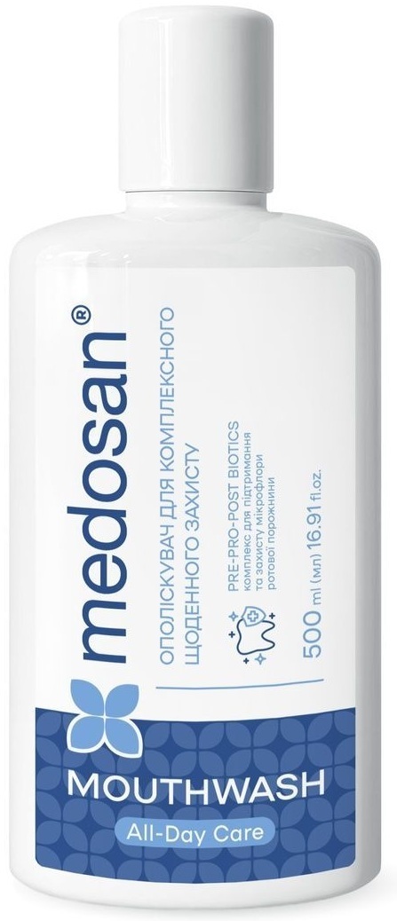 Ополіскувач для комплексного щоденного захисту Medosan All-Day Care 500 млфото1