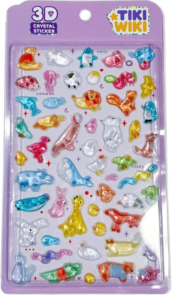 Набір 3D-наліпок Tiki Wiki серії Crystal – Тікі море (51428)фото1
