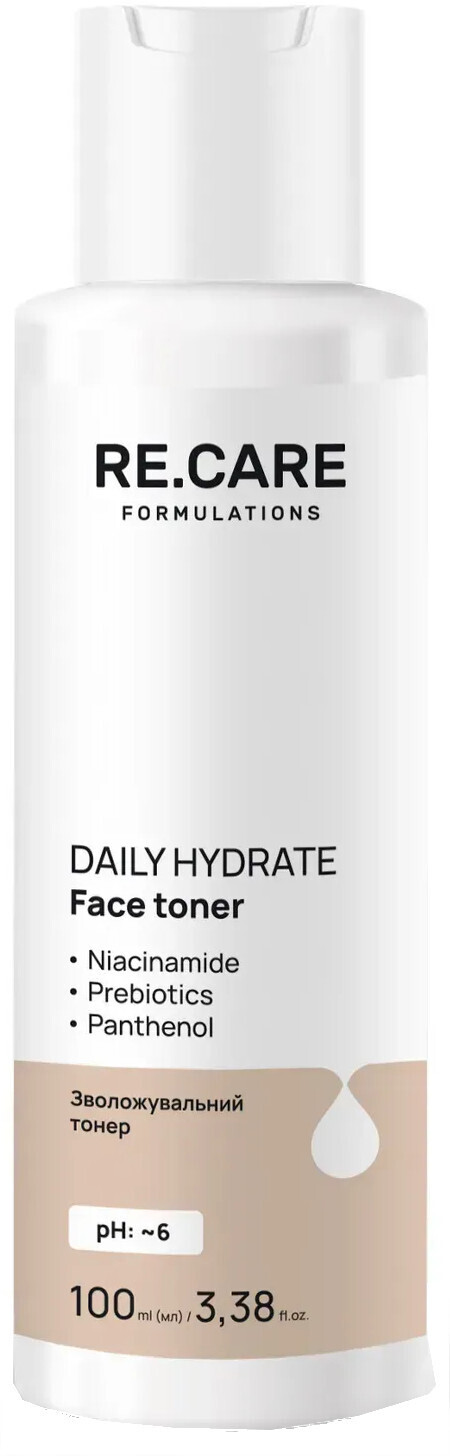 Тонер для лица Re.Care Daily Hydrate Face Toner Увлажняющий 100 мл фото 1