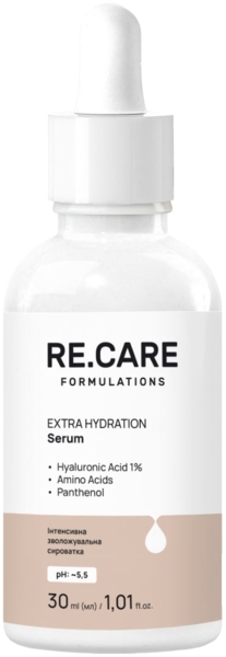 

Интенсивная увлажняющая сыворотка Re.Care Extra Hydration Serum 30 мл