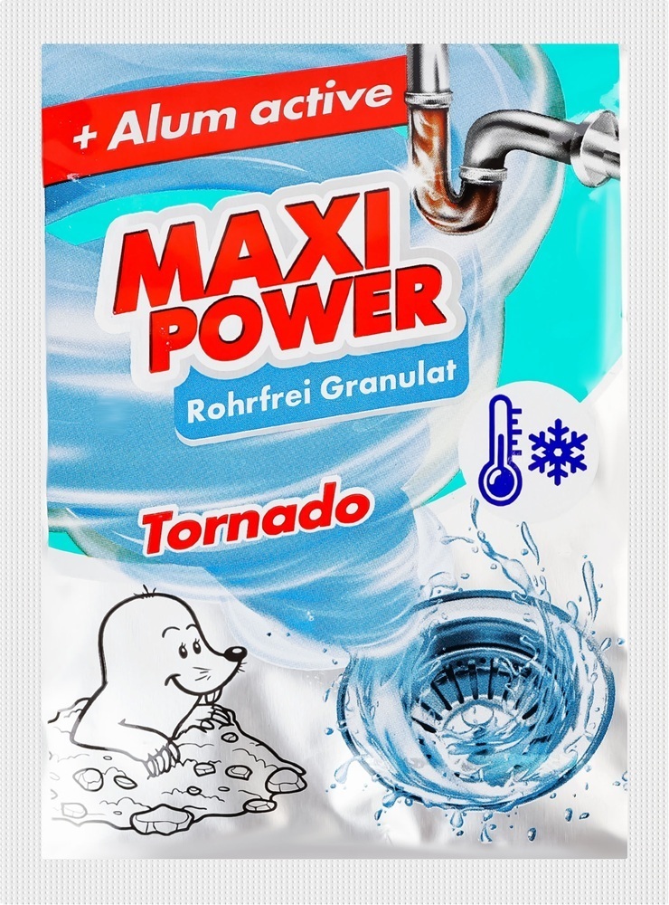Средство гранулированное для очистки Maxi Power холодной водой 80 г фото 1
