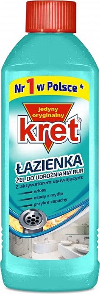 Гель для чистки труб Kret Ванна 500 мл фото 1