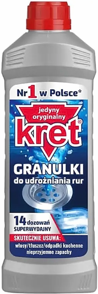Гранулы для чистки труб Kret 560 г фото 1