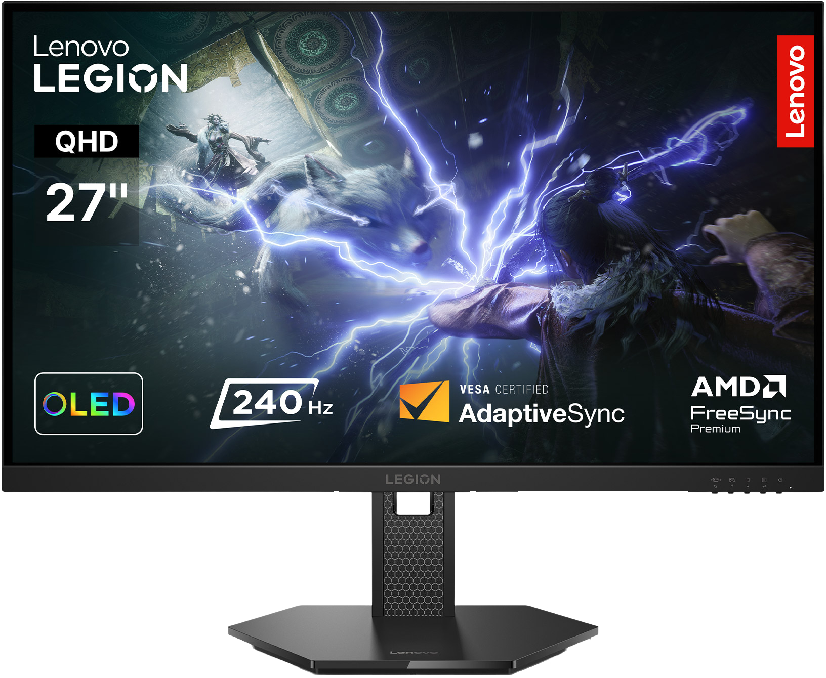 Монитор 26.5" LENOVO Legion 27Q-10 OLED (67E1GAC1UA) фото 1