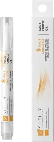

Масло для ногтей и кутикулы Shelly с экстрактом грейпфрута и витамином А 3 мл