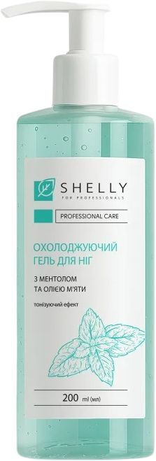 Охлаждающий гель для ног Shelly с ментолом и маслом мяты 200 мл фото 1