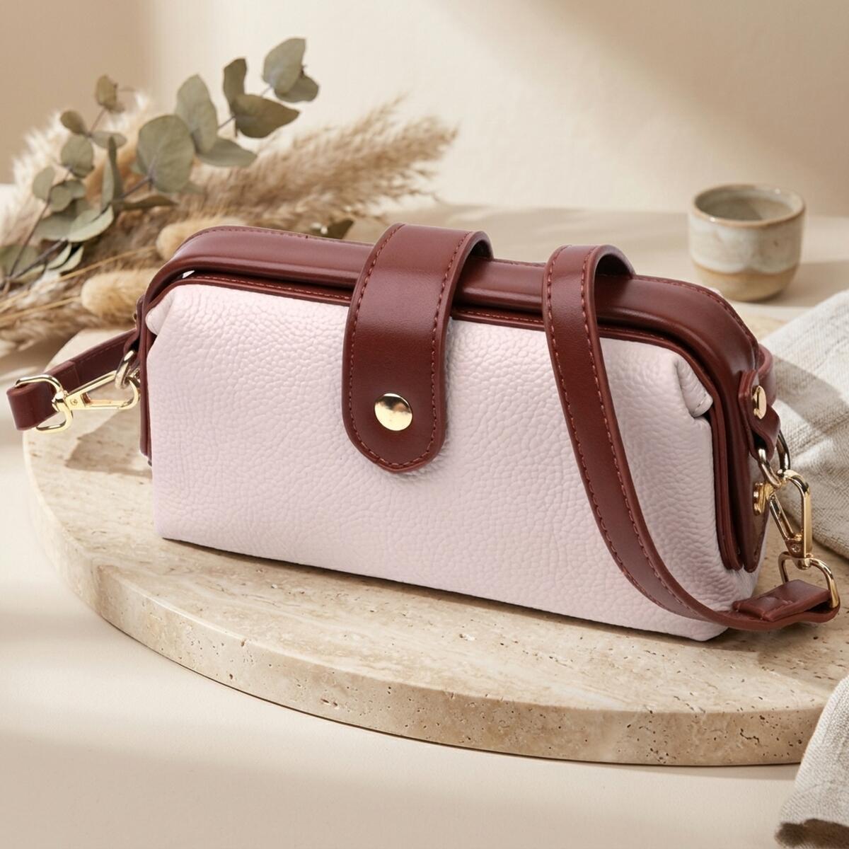 Сумка клатч кожаная Vintage 22426 белая фото1