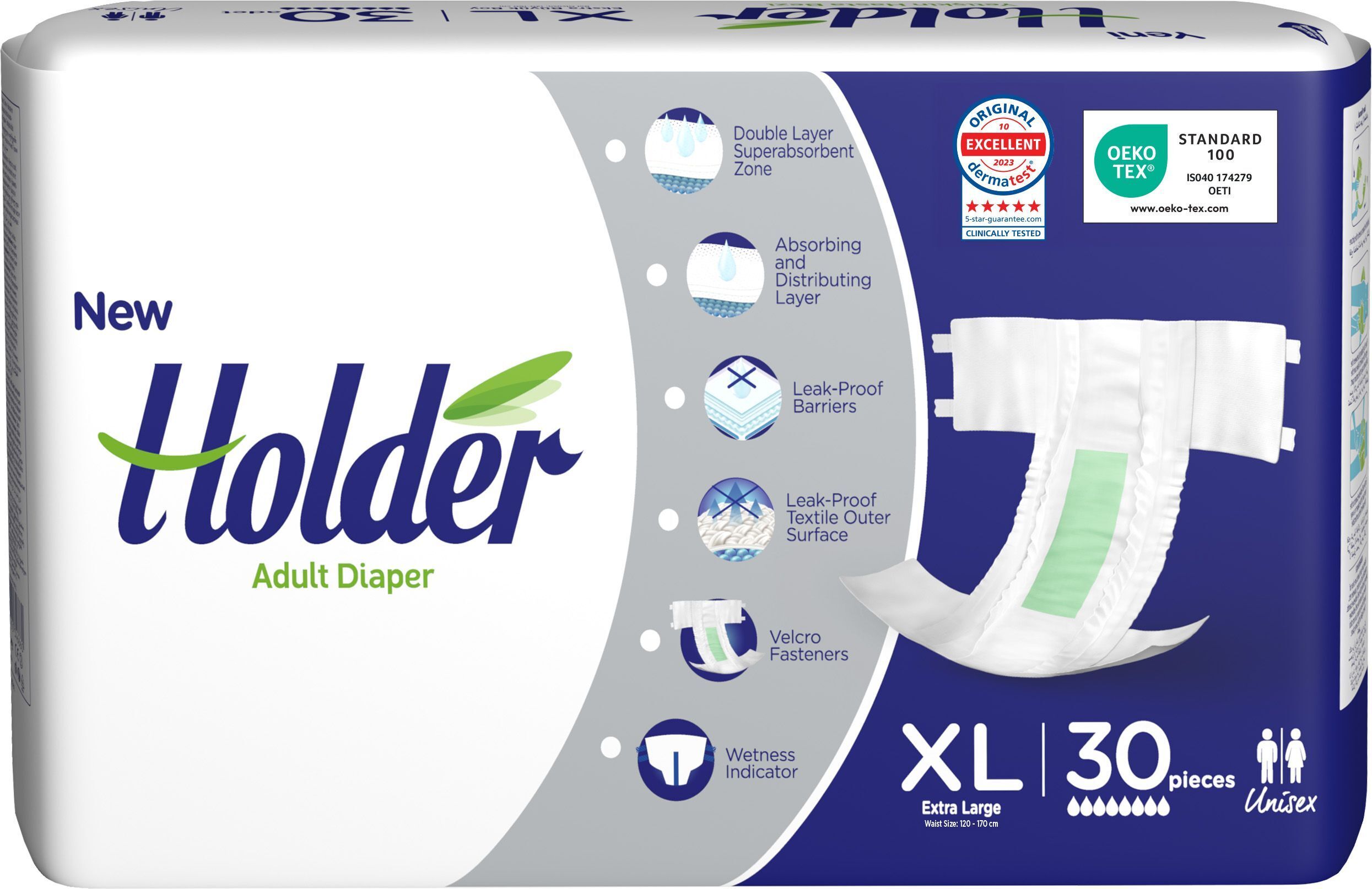 Підгузки для дорослих Holder Adult Diapers Extra Large 30 штфото1