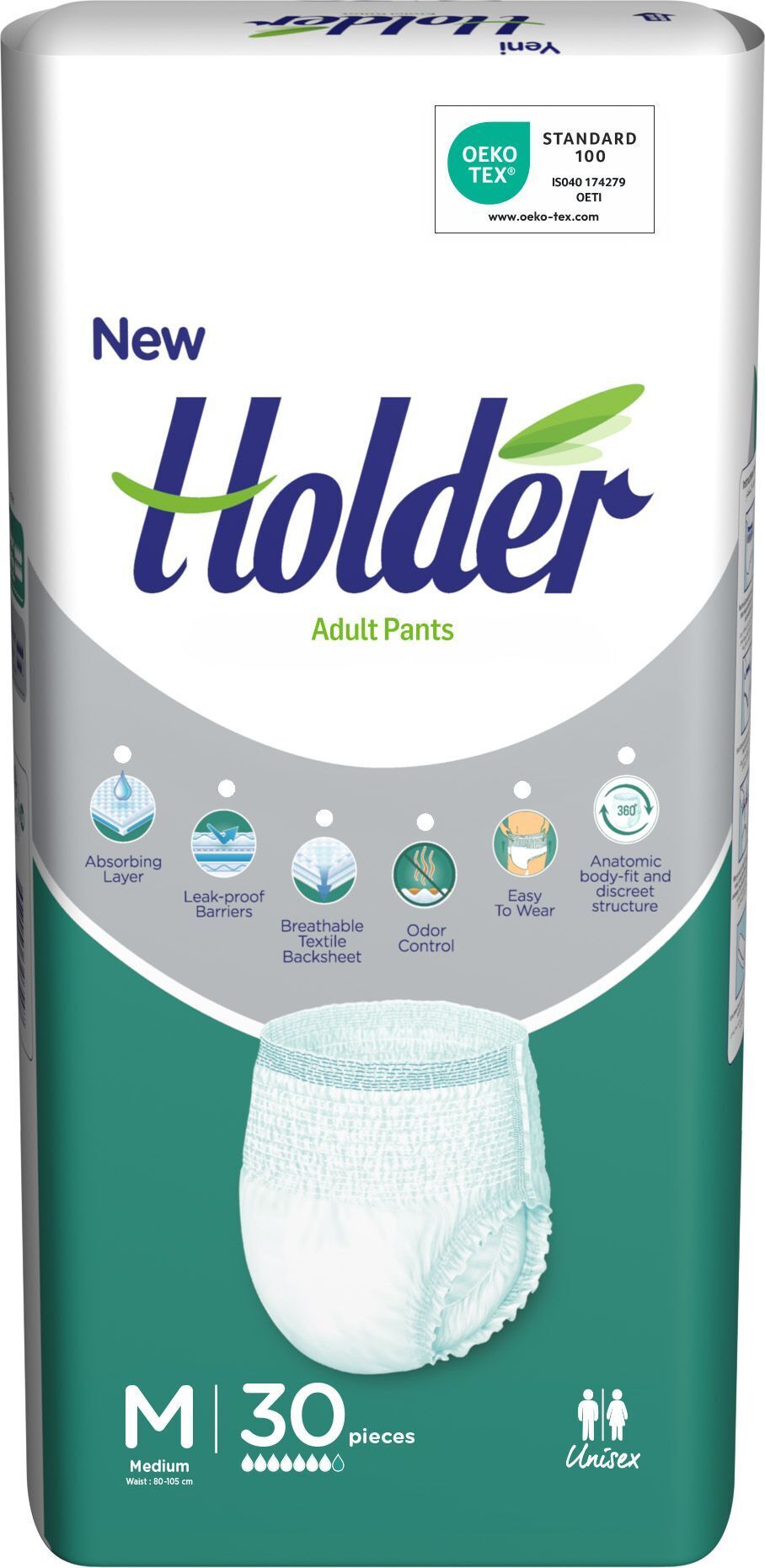 Підгузки-труси для дорослих Holder Emici Kulot Eko Medium 30 штфото1