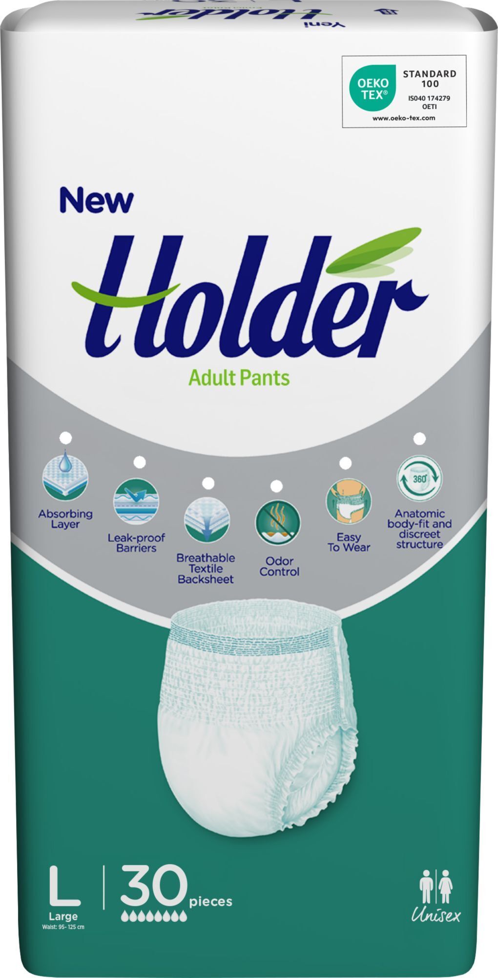 Підгузки-труси для дорослих Holder Emici Kulot Eko Large 30 штфото1