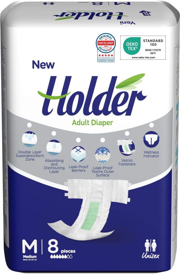 Підгузки для дорослих Holder Adult Diapers Medium 8 штфото1