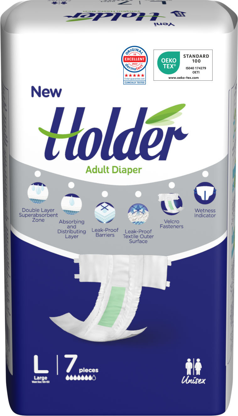 Підгузки для дорослих Holder Adult Diapers Large 7 штфото1