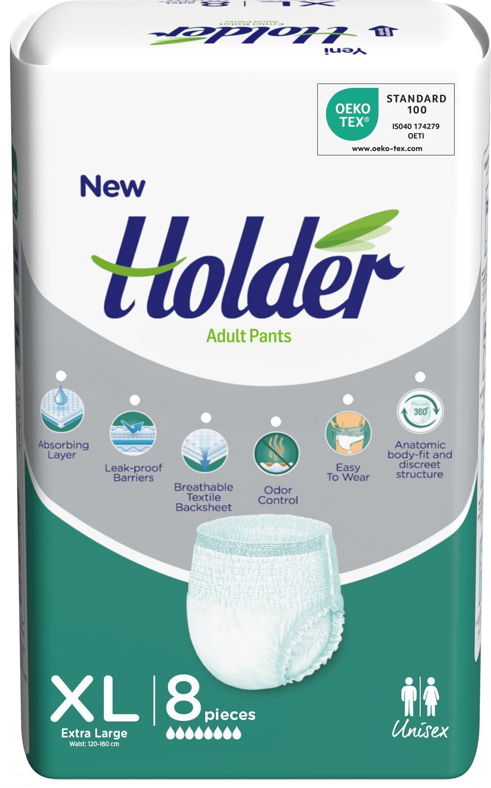 Підгузки-труси для дорослих Holder Emici Kulot Eko Extra Large 8 штфото1