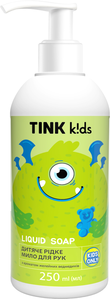 Детское жидкое мыло для рук Tink kids Gummy Bears 250 мл фото 1