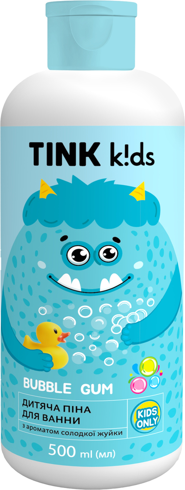 Детская пена для ванны Tink kids Bubble Gum 500 мл фото 1