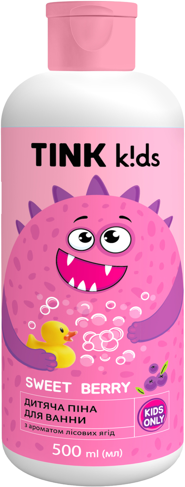 Детская пена для ванны Tink kids Sweet Berry 500 мл фото 1