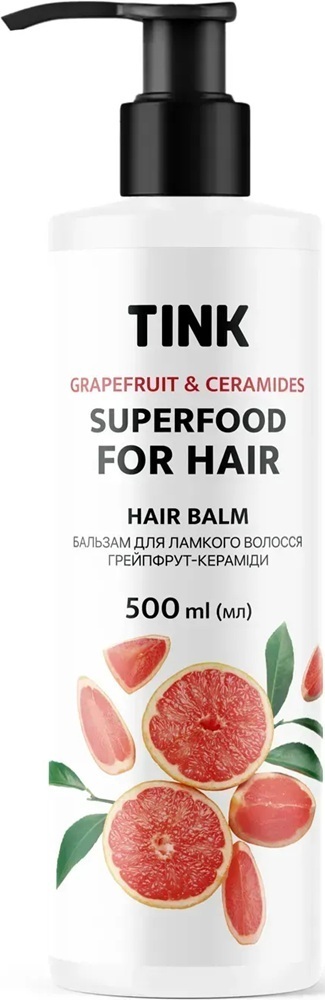 Бальзам для ламкого волосся Tink Грейпфрут-Кераміди 500 млфото1