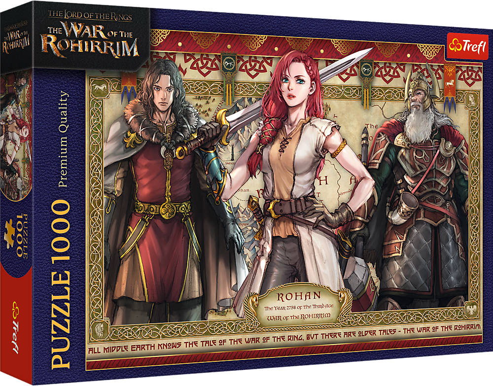 Пазлы Trefl Обладатель колец: Война Рохиррим 1000 элементов (5900511109375) фото 1