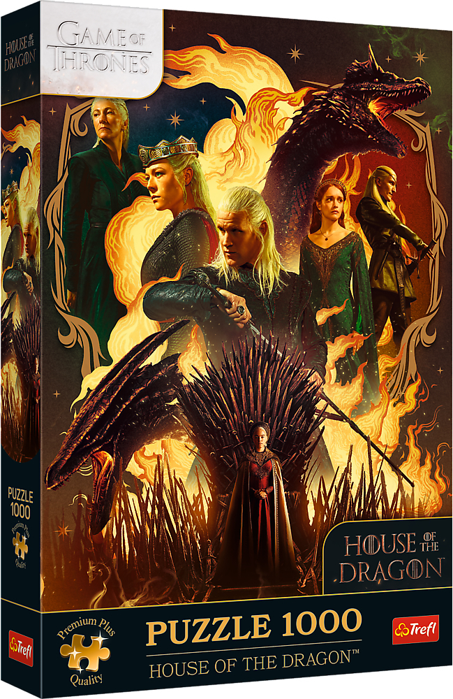 Пазлы Trefl Premium Plus Дом дракона 1000 элементов (5900511120684) фото 1