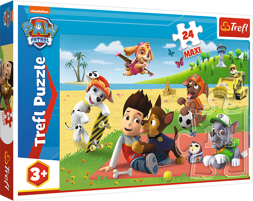 Пазлы Trefl Maxi Paw Patrol Веселье на одеяле 24 элемента (5900511143461) фото 1