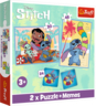 Пазлы Trefl Lilo&Stitch Счастливые 2 in 1 + игра Memos (5900511935851)